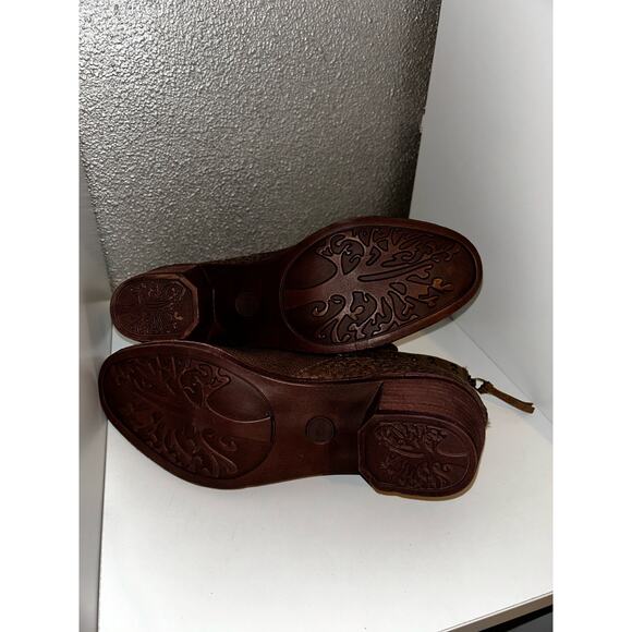 Halsa  Melania  Taupe  Stacked  Heel  Ankle Boot  9M. NWOB - Picture 9 of 12